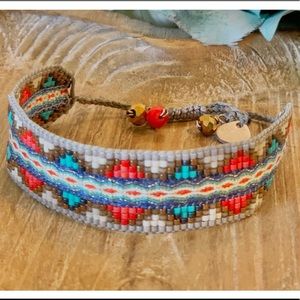 ✨SOLD✨Cute boho beaded bracelet.